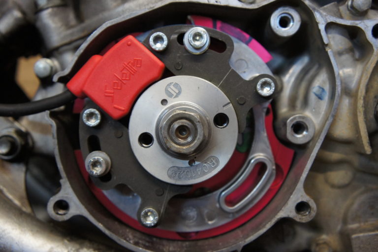 Selettra KZ complete analog System for Honda CR 85 incl. Adapterplate - Image 2