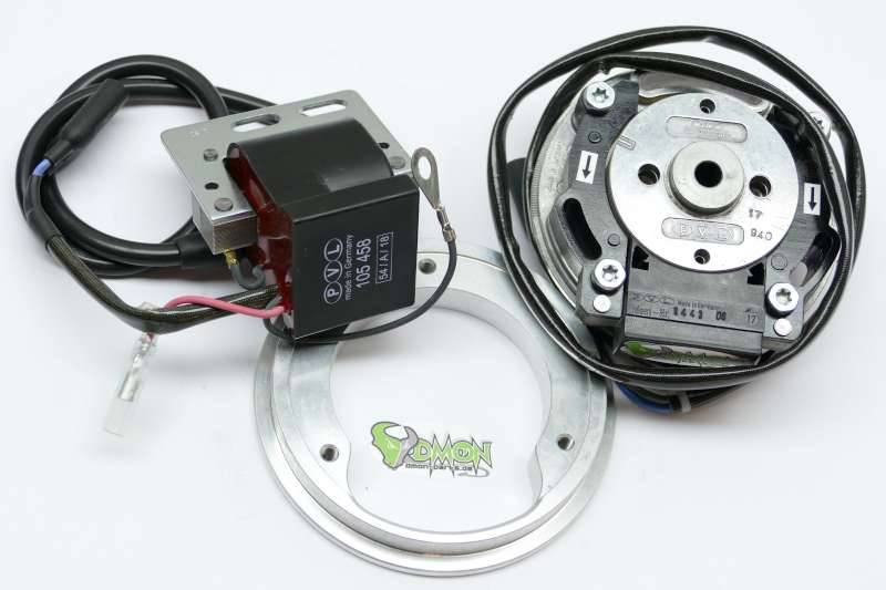 PVL complete analog System 13° for Simson incl Adapterplate