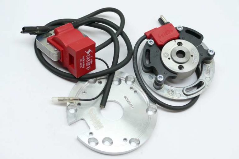 Selettra complete analog System for Suzuki TS 50 ER (1979-1983) incl. Adapterplate